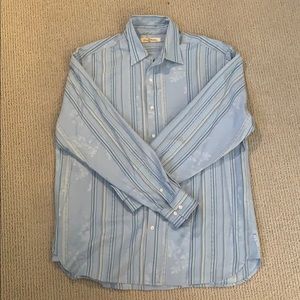 Tommy Bahama men’s silk blend long sleeve shirt